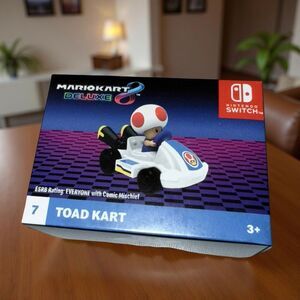 NIB Sealed MARIO KART NINTENDO  Toad Kart McDonalds Happy Meal Toy A32
